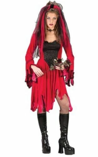 Fun World Devil Velvet Dress Costumes for Girls