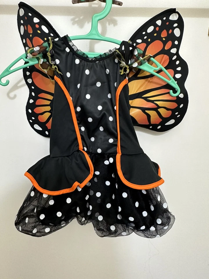 Butterfly Costume Child Halloween Costume Size Toddler 3-4 - Image 3 of 4