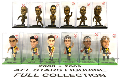 2008+09 SELECT AFL STARS COLOR + L.E GOLD FIGURINE FULL TEAM SET(6+6)-W. COAST