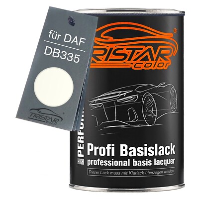 Autolack Dose spritzfertig für DAF DB335 Amstel Wit Basislack 1,0 Liter 1000ml