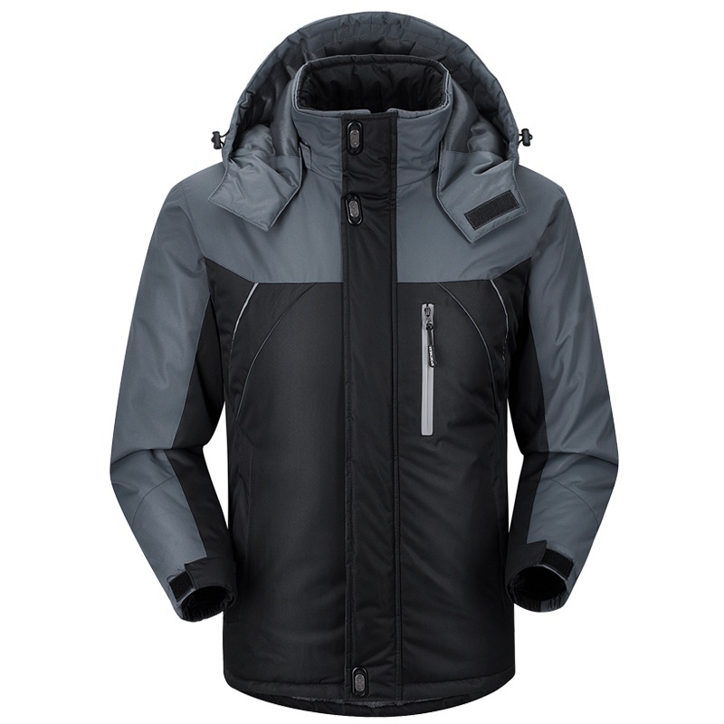 Men Waterproof Windproof Jacket Coat Warm Fleece Ski Snowboard Outdoor Loose