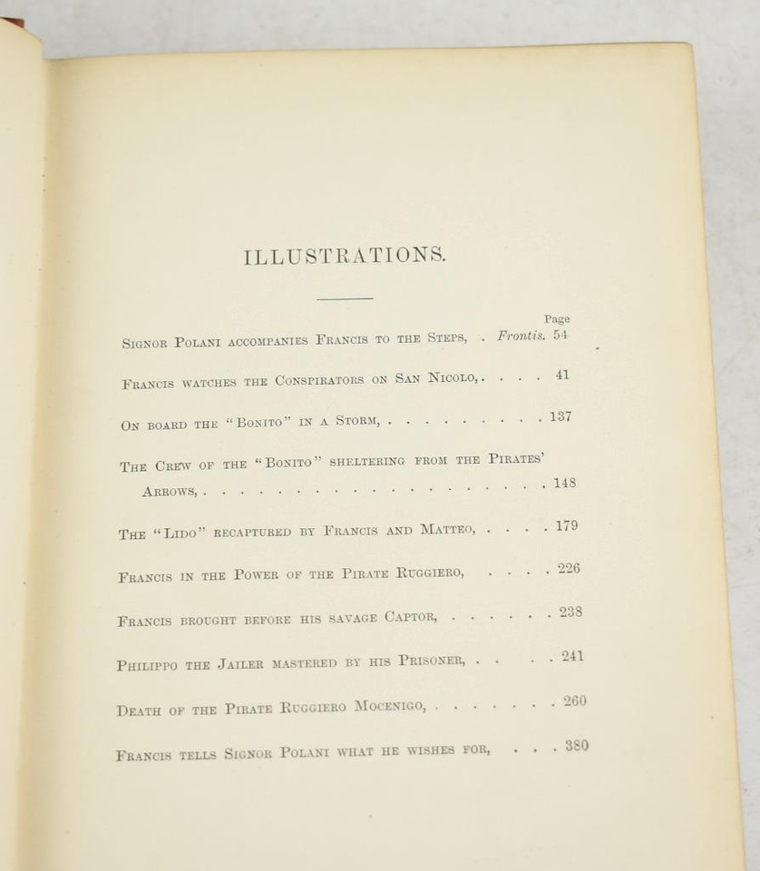 G. A. HENTY The Lion of St. Mark. A Tale of Venice. Blackie & Son 1889