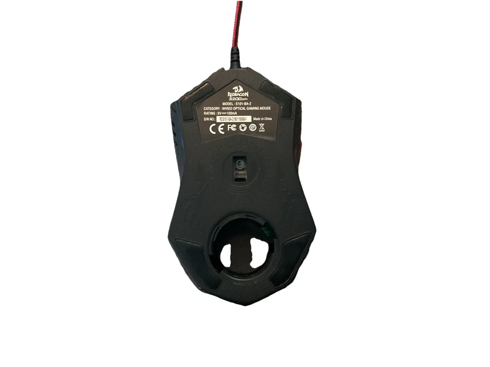 Redragon CENTROPHORUS M601 3200DPI Optical 5 Buttons Wired Gaming Mouse - Image 2 of 3