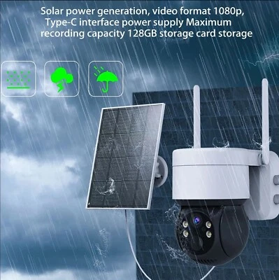 TELECAMERA videosorveglianza PTZ WiFi Senza Fili ICSEE Pannello solare Esterno - Foto 11 di 11