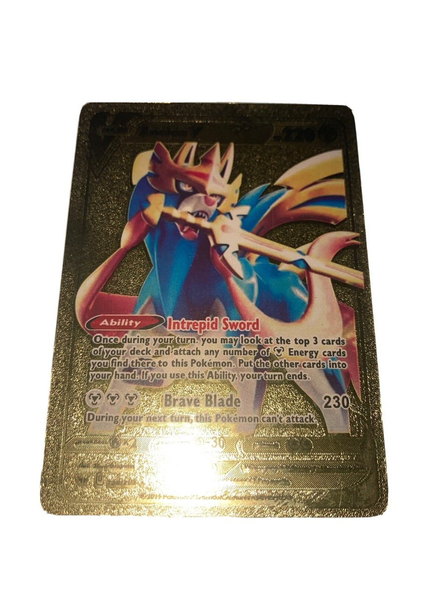 SWCA2022 限定アート③ Zacian V 138/202 Sword & Shield HOLO RARE Pokemon Card