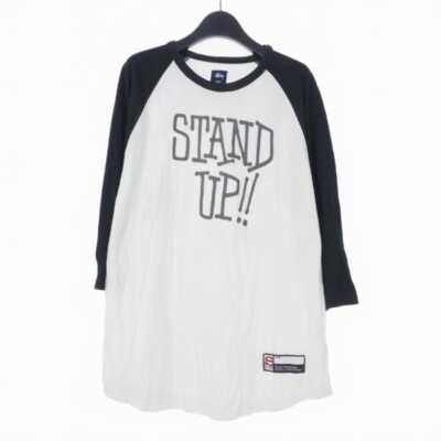 トップス old stussy archive raglan t-shirt 00s Stussie STUSSY 90SS 00S Navy Tag Archive Raglan Sleeve T