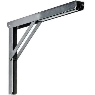 Klappkonsole verstellbar Klappträger 180 Edelstahl Schwerlast Winkelkonsole V4A - Bild 1 von 4