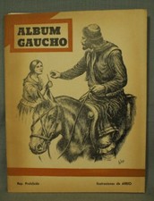 Album Gaucho illustaciones de Arbio  11 vintage  art prints Argentina cowboy