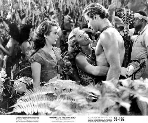 Lex Barker, Vanessa Brown, Denise Darcel - Tarzan und der Sklave... - 8 1/2 x 11
