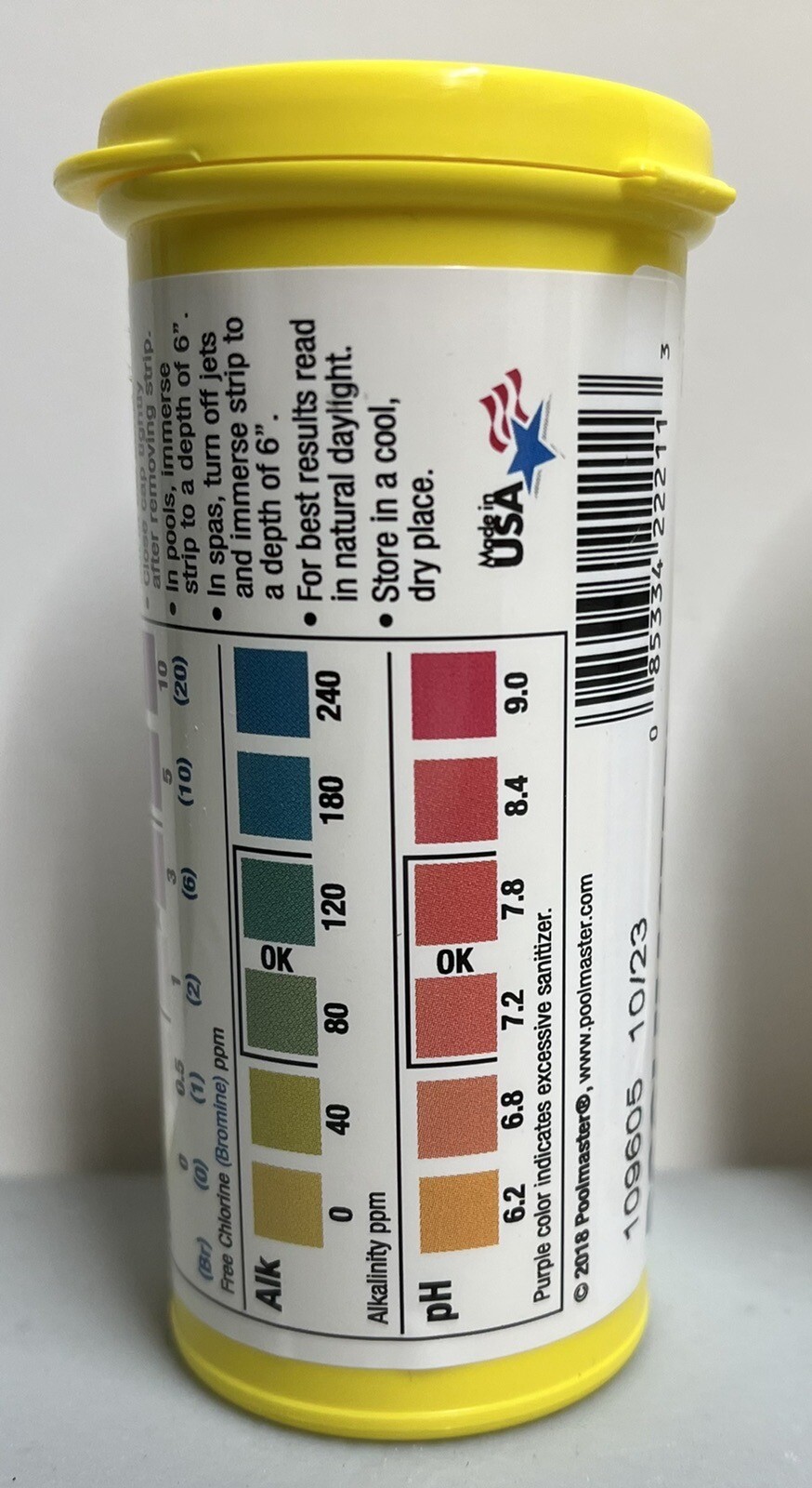 Lot of 4 Poolmaster Smart Test Strips 4Way Swimming Pool & Spa 50count *READ* 85334222113 eBay