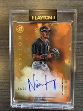 2021 Bowman Inception Autographs Orange Foil Nick Gonzales Auto /25