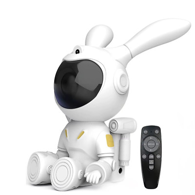 Space Rabbit Astronaut Projektionslichter voller Sterne dekoriert Nachtlichter Chi