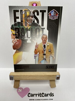 BRETT FAVRE 2022 Panini Score First Ballot Hall of Fame Green Bay