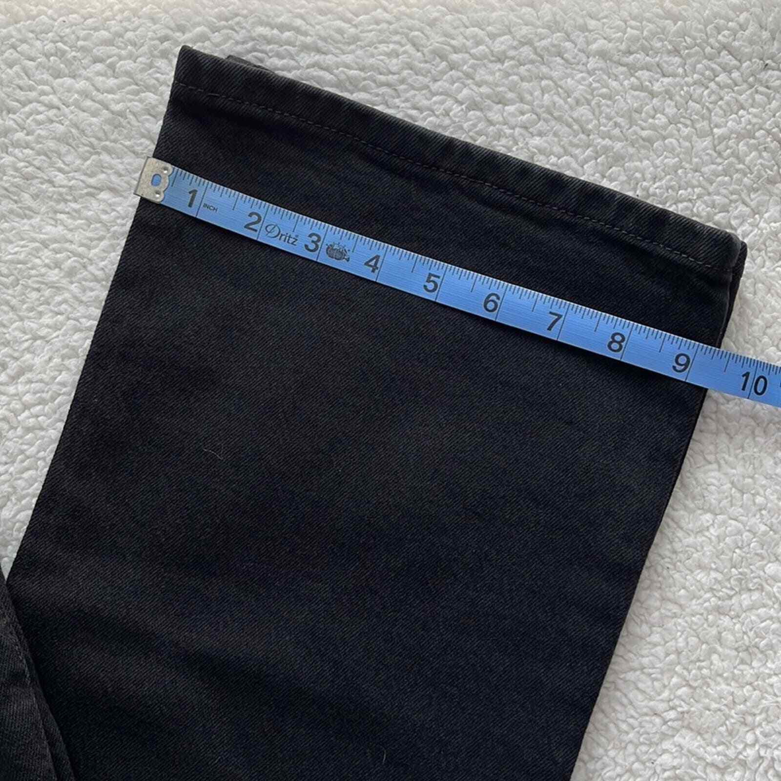 Levi’s Black Wash Denim Low Pitch Boot Jeans Size… - image 2