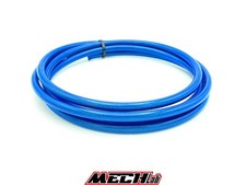2 METRI TUBO FRENO in treccia BLU colorato AUTO MOTO ACCIAIO AN3 PTFE teflon 3AN