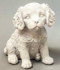 Unpainted Irish Setter Figurine Pet Memorial Keepsake Grave Decor Garden Statue