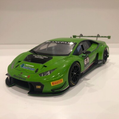 Rare Autoart 1/18 Lamborghini Uracan Gt3 Green Mini Car Diecast