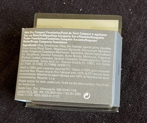 DISCONTINUED AVEDA CACAO Inner light Mineral Dual Foundation .24oz /7g New Inbox - Picture 2 of 4