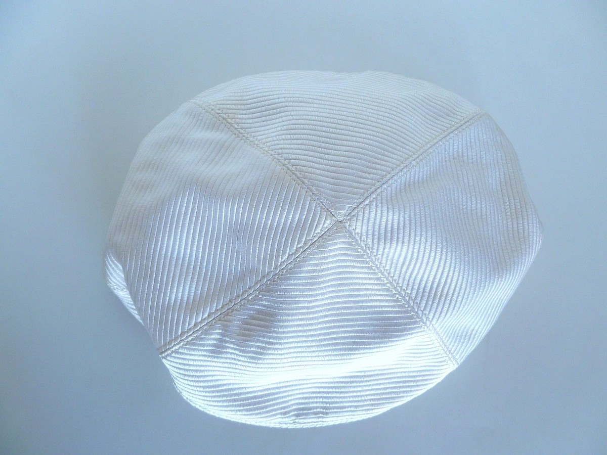 Vintage I. Magnin & co. Blue linen beret hat I main image 3