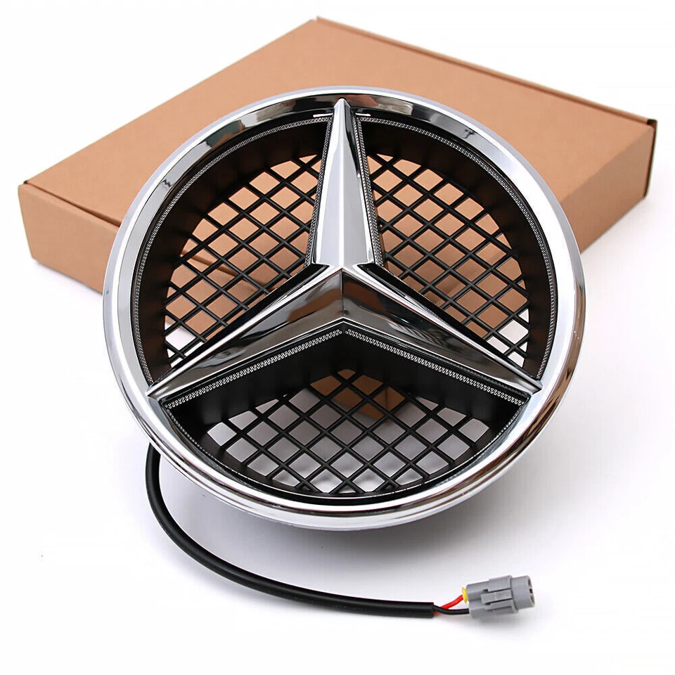 Rejilla LED iluminada emblema estrella para Mercedes Benz GLK350 B200 C300 2008-2013 Foto 2 de 4