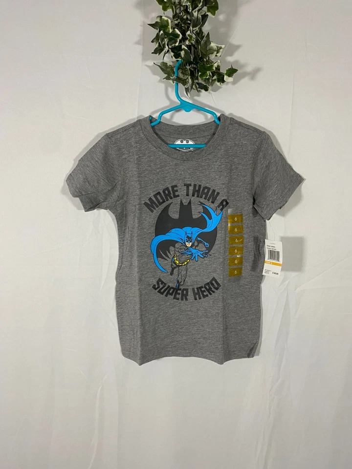 男孩蝙蝠侠 2 件套上衣 6 码 — 第 3/4 张图片