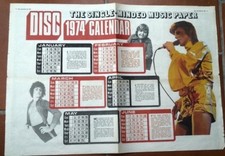 DAVID BOWIE ALICE T REX 1973 2-sided Vintage Newspaper POSTER  size:16x24 inches