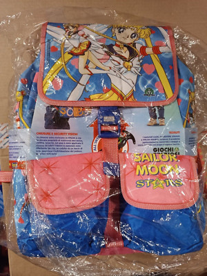 sailor moon stars backpack vintage 90s precious games