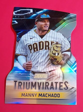 2023 Topps Stadium Club Baseball Manny Machado Triumvirates Die Cut Insert