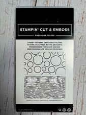 Stampin' Up CHEERY PATTERNS EMBOSSING FOLDERS