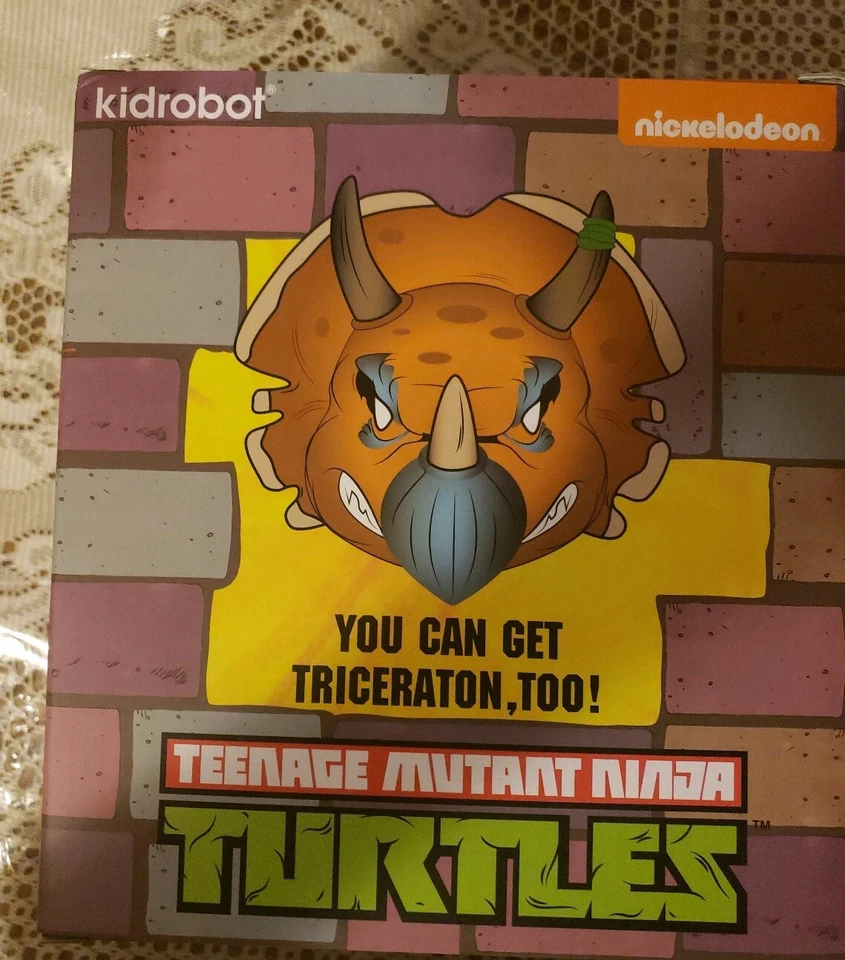 Teenage Mutant Ninja Turtles Shredder Vinyl Figure Kidrobot 7" Figure GREEN NEW - Image 3 of 4