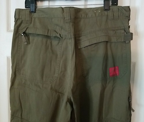 Vintage Y2K alte marineblaue Cargohose Herren 36x34 grün taktisch militär gebraucht - Bild 13 von 15