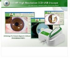 Lastest 5.0 MP USB Iriscope Iris Analyzer Iridology camera w/ PRO Iris Software