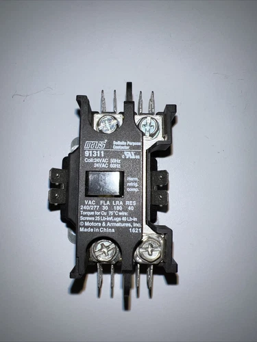 Mars Contactor 91311 240/277VAC 30FLA 180LRA 40RES