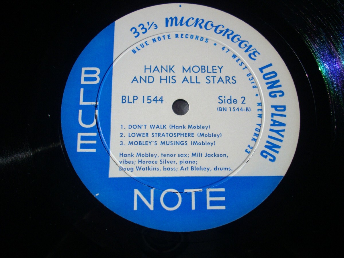 Hank Mobley ‎– Hank Mobley And His All Stars , BLP 1544 , Vinyl