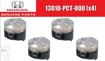 HONDA Civic Type-R EK9 B-Serie Original Kolben 81mm 13010-PCT-000 4Qty Set OEM