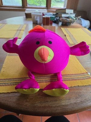 RARE Brentwood Moshi Plumpeez Flamingo Pink Microbead Plush Stuffed Animal Y2K