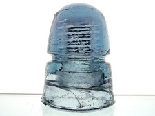 PURPLE SWIRLS STEEL LAVENDER GRAND CANYON Glass Railroad Beehive Insulator