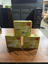 Memorex DVD+RW 4.7GB 4X Rewritable Discs 15 Total (3x 5 Pack) Sealed