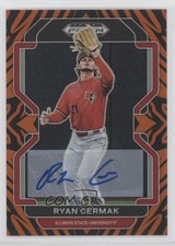 2022 Panini Prizm Draft Picks Tiger Stripes 25/25 Ryan Cermak #PDP71 Auto 0y2q