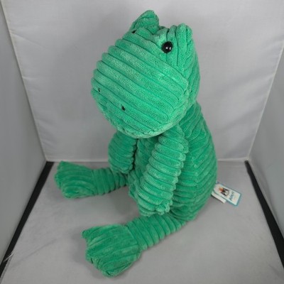 Etikett Jellycat - Cordy Roy Frosch - Medium Plüschtier Kuscheltier 16 Zoll Kordel/Cord RAR