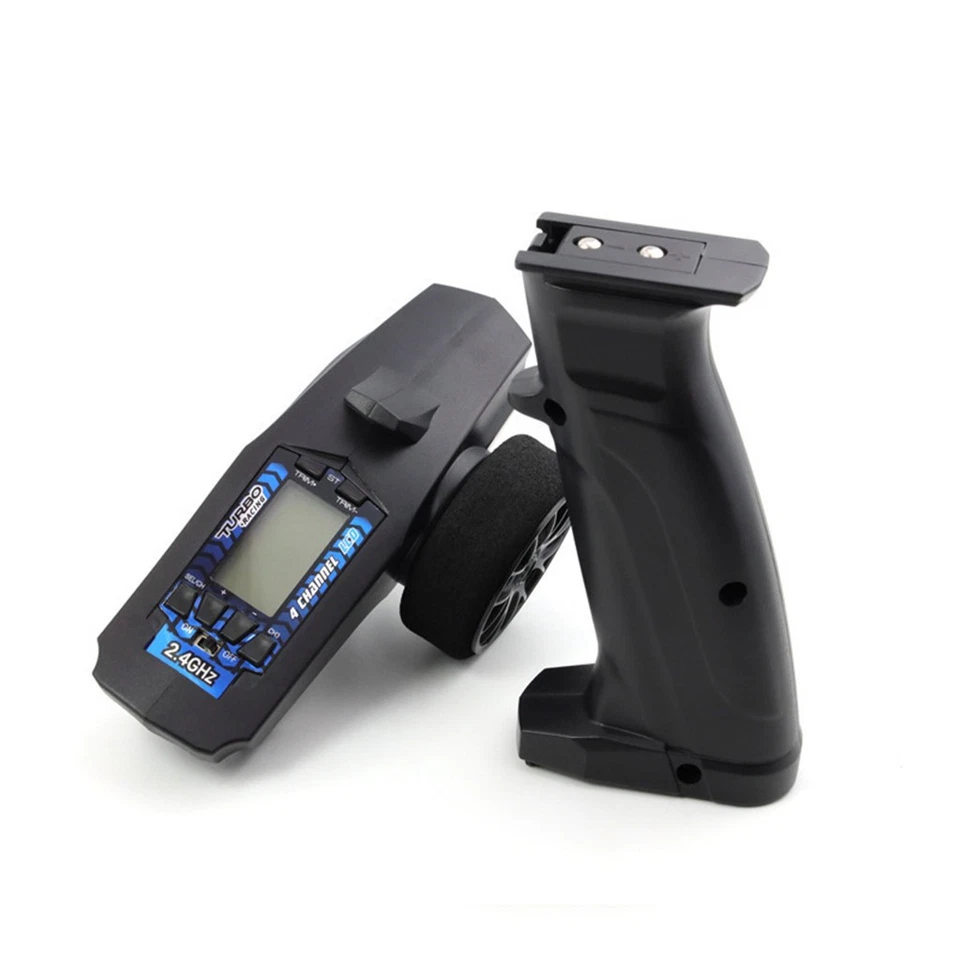 2.4G 4CH LCD Display Waterproof RC Car Remote Controller Transmitter w/ Receiver - Image 3 of 4