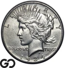 1934-S Peace Dollar *Significant Key Date* Choice AU++, Always In High Demand