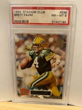 BRETT FARVE. PSA 8 GRADED SINGLES. U PICK ONE!
