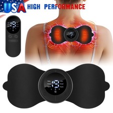 Heating Tens Unit Muscle Therapy Pain Relief Stimulator Machine Pulse Massager