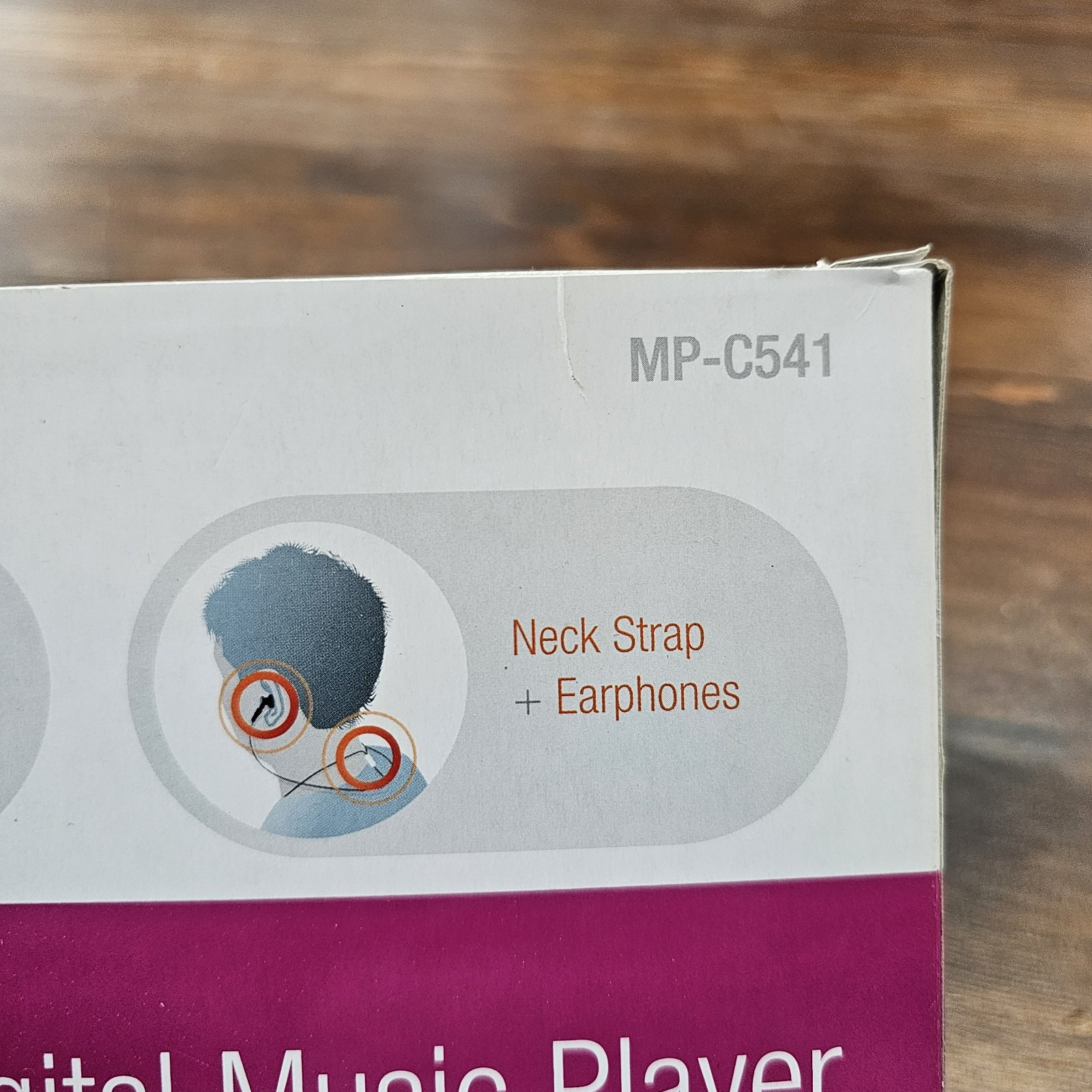 NOS COBY 128MB Digital Music Player MP3 WMA Voice Recorder New MP-C541