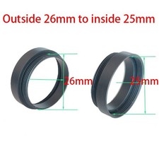 Female M25 to Male M26,Female M26 to Male M25 Microscope Objective adapter ring