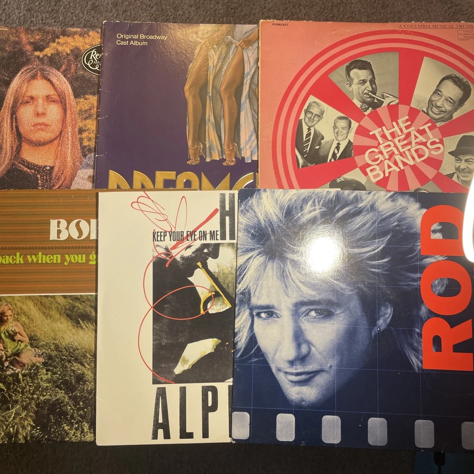 Lot of 10 Vinyl LPs – Gospel, Pop, Folk, 70s–80s Mix –King, Stewart, Alphaville - Image 3 of 4