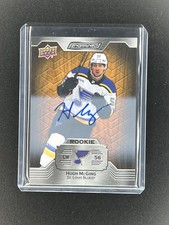 2023-24 UD Engrained Hugh McGing Rookie RC OAK Autograph #156