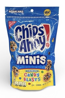 Nabisco Chips Ahoy Minis Crunchy Candy Blast Cookies 7 oz