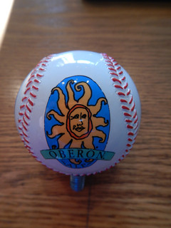 Bell's Brewery Oberon Ale Baseball Rare Tap Handle Knob Must see NR
